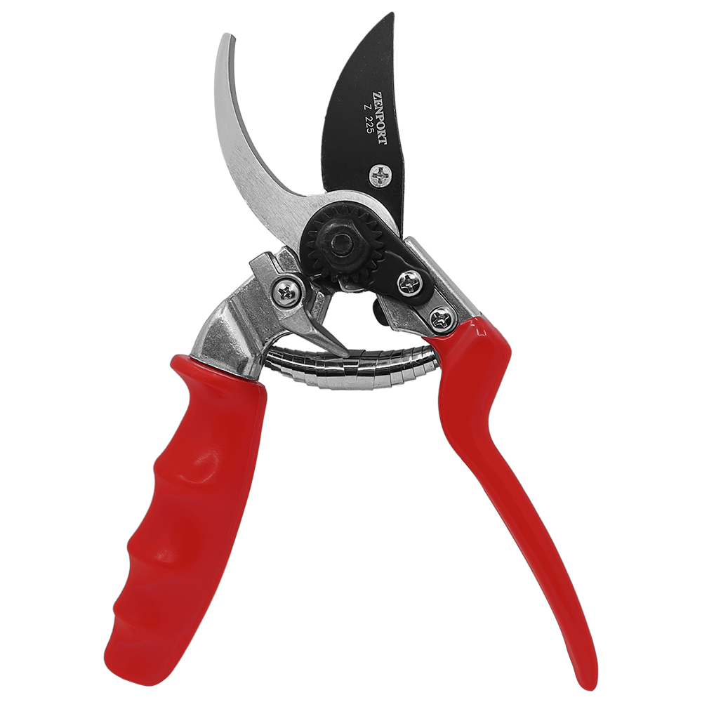 (image for) Zenport Z225 Pruner Heavy Duty Rotating Handle Crew, Die Cast Aluminum Handles, 1-Inch Cut, 8.5-Inch Long