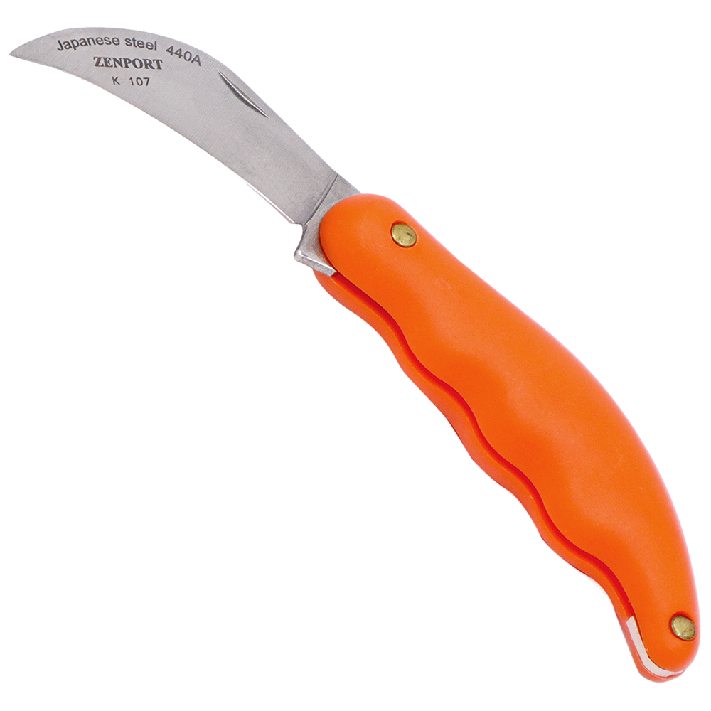 Zenport Horticulture Knife K107 Folding Horticulture Knife, 3.5-Inch Stainless (image for) Zenport Horticulture Knife K107 Folding Horticulture Knife, 3.5-Inch Stainless