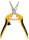 (image for) Zenport Shears H357F Straight Comfi-Grip Grape Harvest Shear, Relief Grooved Stainless Blade