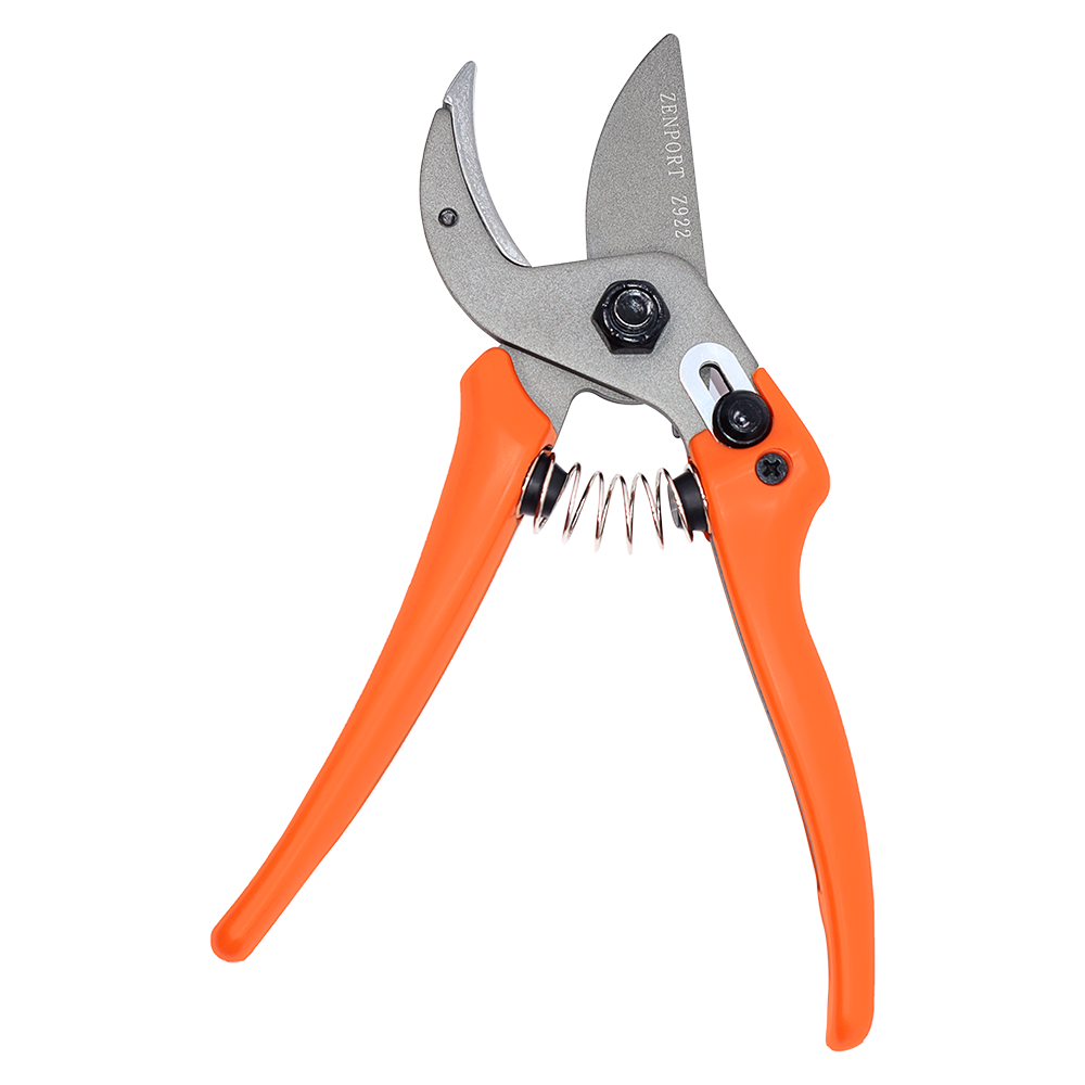 Zenport Z922 Pruner, Portable Anvil, Orange Handles, 7.5-inch Long, .8-inch Cut (image for) Zenport Z922 Pruner, Portable Anvil, Orange Handles, 7.5-inch Long, .8-inch Cut