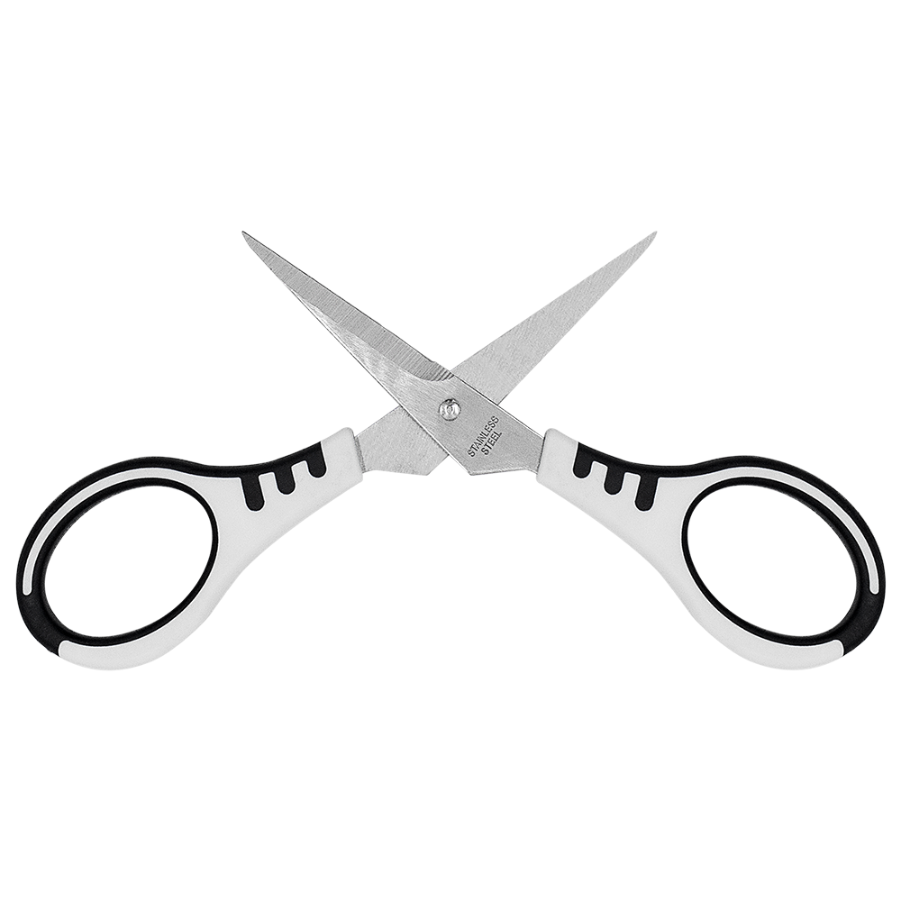 (image for) Zenport Scissors ZS421, ZenBee, Trimmer Bee, 5.25-inch long, Stainless, Safety Cap