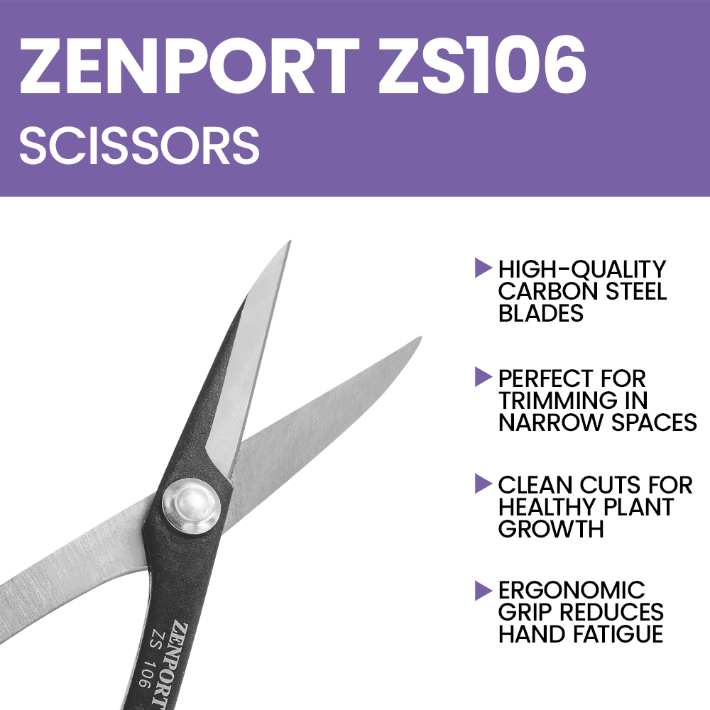 (image for) Zenport Scissors ZS106 Scissors, Bonsai, Floral Pruning, 8.3-Inch Long