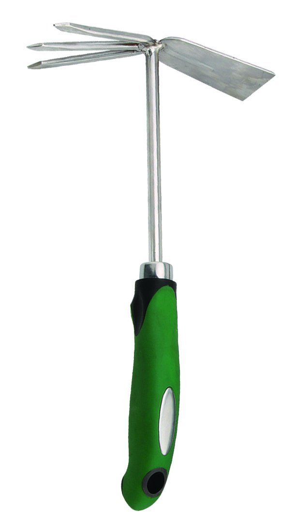 Zenport Garden Hoe and Aerating Fork 15311A Shrub Rake, Hoe Fork Combo, Stainless Steel (image for) Zenport Garden Hoe and Aerating Fork 15311A Shrub Rake, Hoe Fork Combo, Stainless Steel