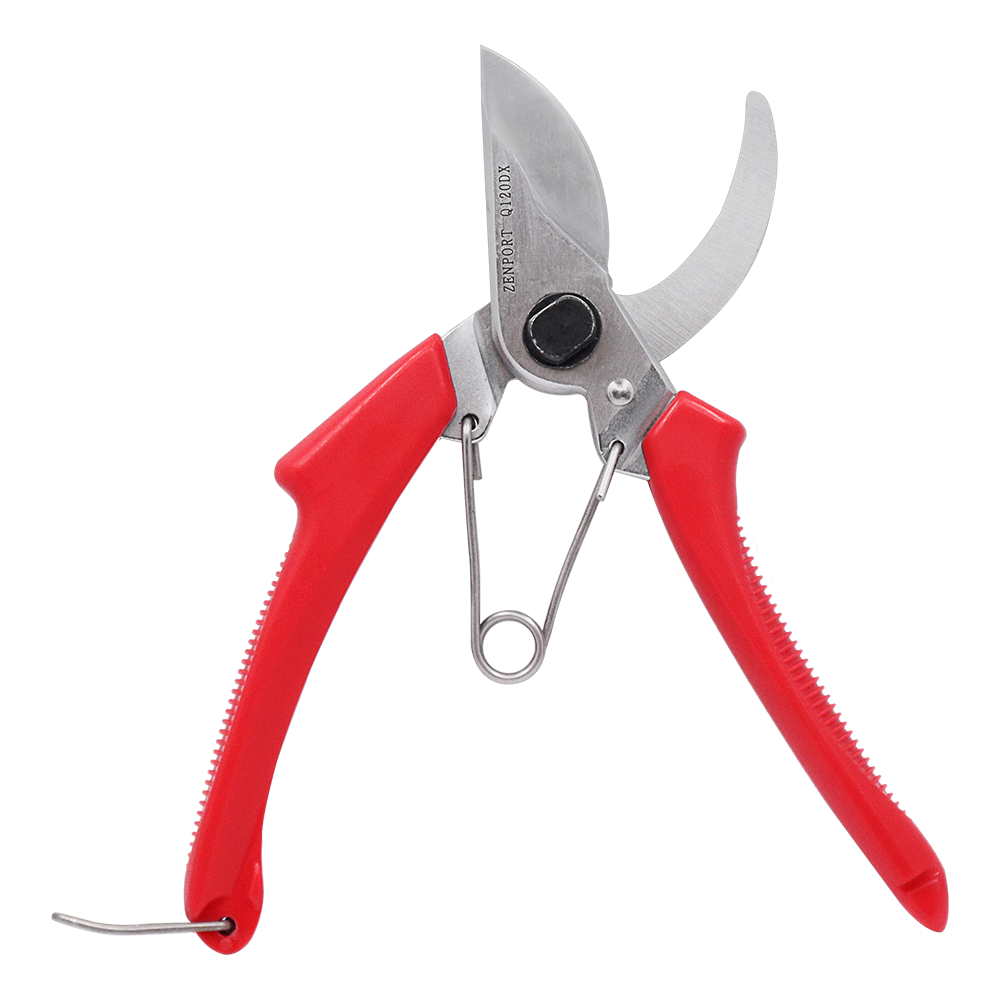 (image for) Zenport Q120DX Pruner Precision Pocket, Japanese Secateur, Wishbone Spring, 8-Inch