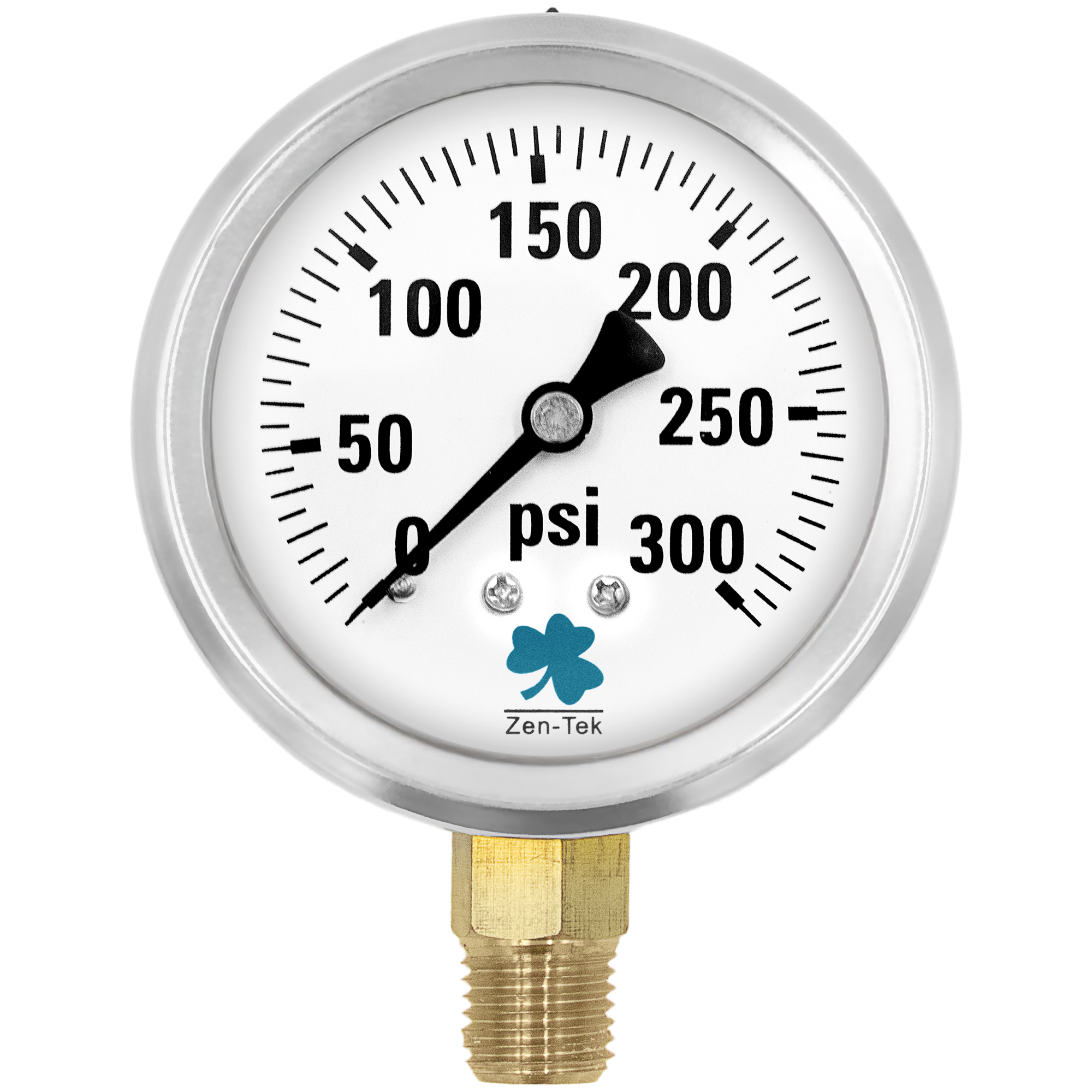 Zenport Zen-Tek Pressure Gauge LPG300 Liquid Glycerin Filled Pressure Gauge, 0-300 Psi (image for) Zenport Zen-Tek Pressure Gauge LPG300 Liquid Glycerin Filled Pressure Gauge, 0-300 Psi