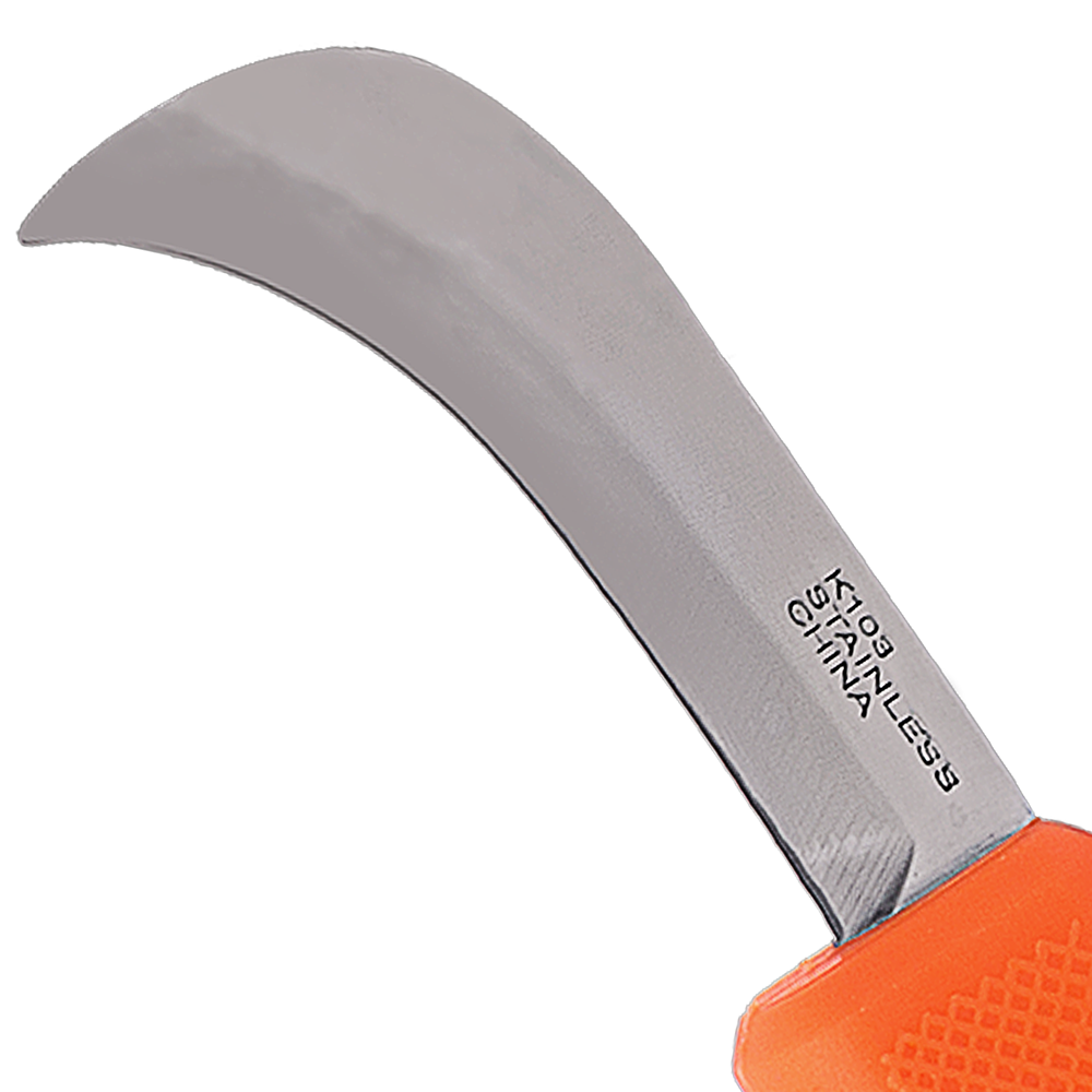 (image for) Zenport Landscape Sod Knife K103 Harvest/Utility Knife, 3-Inch Straight Stainless Steel Non-Serrated Blade