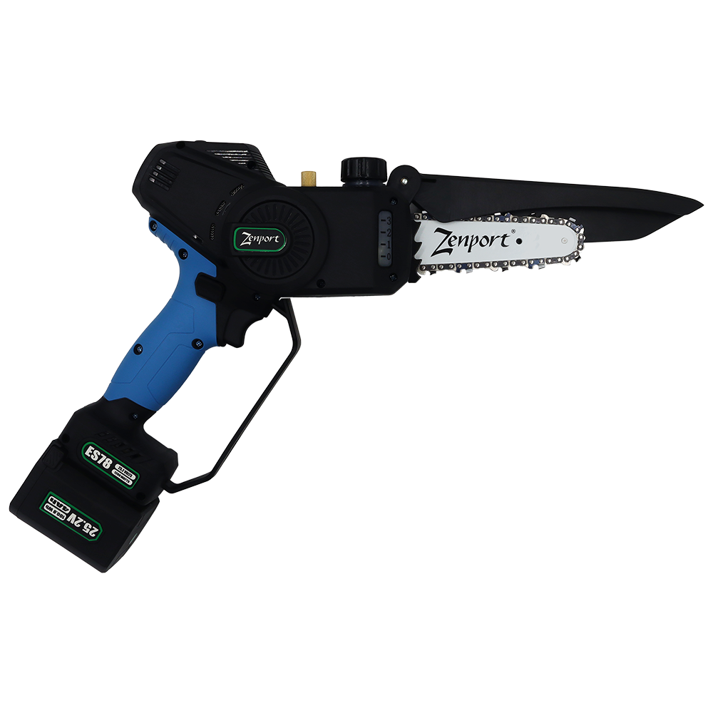 (image for) Zenport Chainsaw ES78 6-Inch Bar, 4.3-Inch Cut, 25-Volt Battery, Cordless