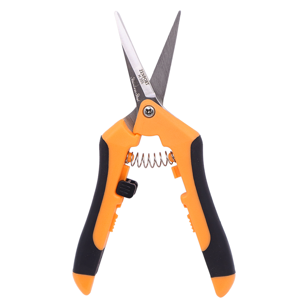Zenport Shears H355 Hydroponic Micro-Blade Trimmer, Cannabis Flower, Weed Trimming Scissors (image for) Zenport Shears H355 Hydroponic Micro-Blade Trimmer, Cannabis Flower, Weed Trimming Scissors