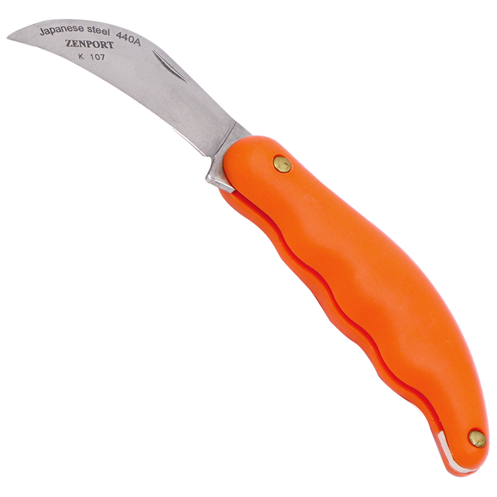 Zenport Horticulture Knife K107 Folding Horticulture Knife, 3.5-Inch Stainless (image for) Zenport Horticulture Knife K107 Folding Horticulture Knife, 3.5-Inch Stainless