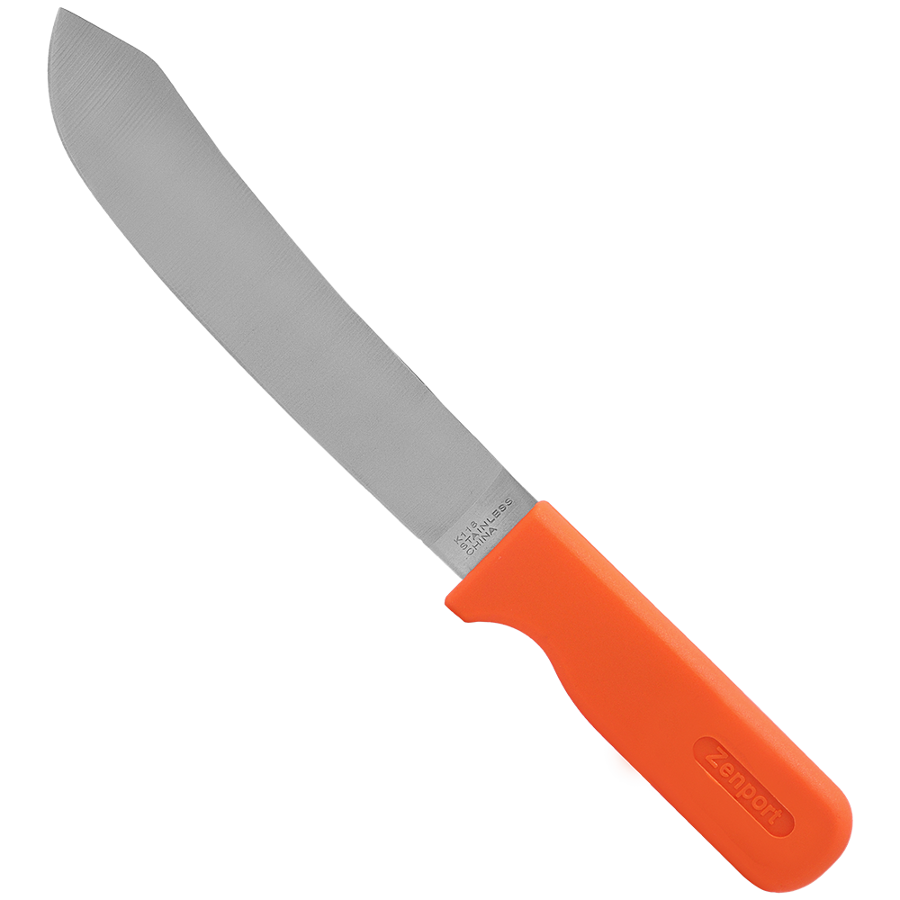(image for) Zenport Harvest Knife K118 Row Crop Harvest Knife, Butcher, 7.75-Inch Stainless Steel Blade