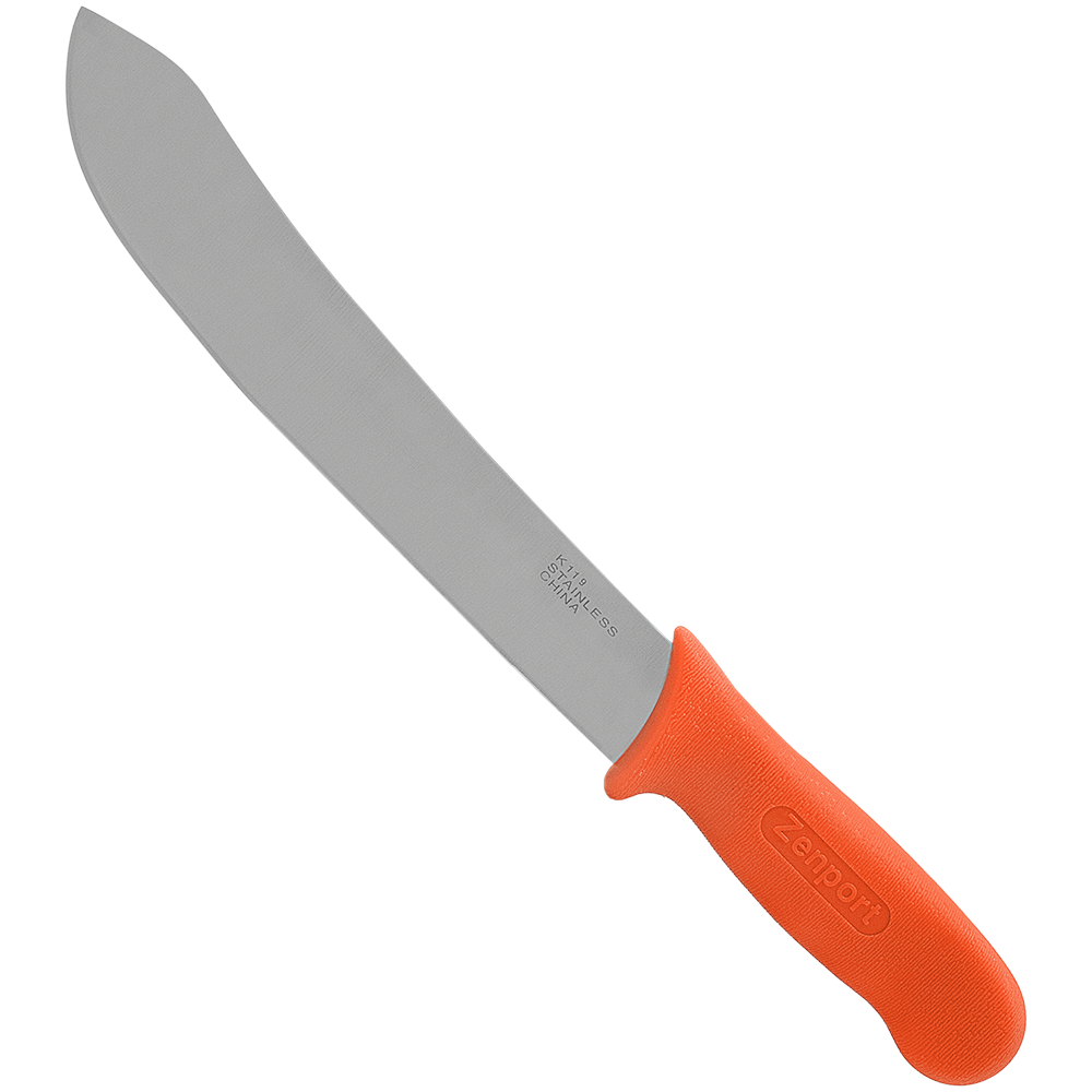 (image for) Zenport Harvest Knife K119 Butcher/Field Harvest Knife, Stainless Steel, 10-Inch Blade