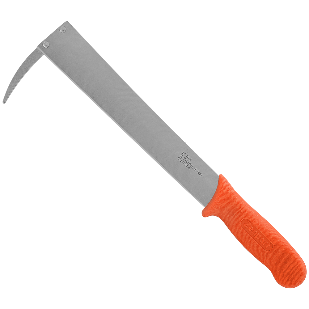 Zenport Beet Knife K142 Row Crop Harvest Knife with Hook, Onion/Beet/Corn, 11-Inch Heavy Duty Stainless Steel Blade (image for) Zenport Beet Knife K142 Row Crop Harvest Knife with Hook, Onion/Beet/Corn, 11-Inch Heavy Duty Stainless Steel Blade