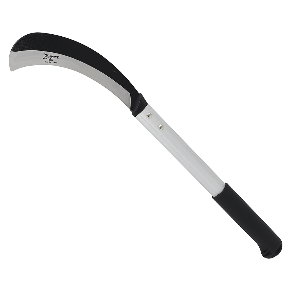 (image for) Zenport Sickle K311 Brush Clearing Sickle, 7.75-Inch SK5 Carbon Steel Blade, 15.5-Inch Aluminum Handle