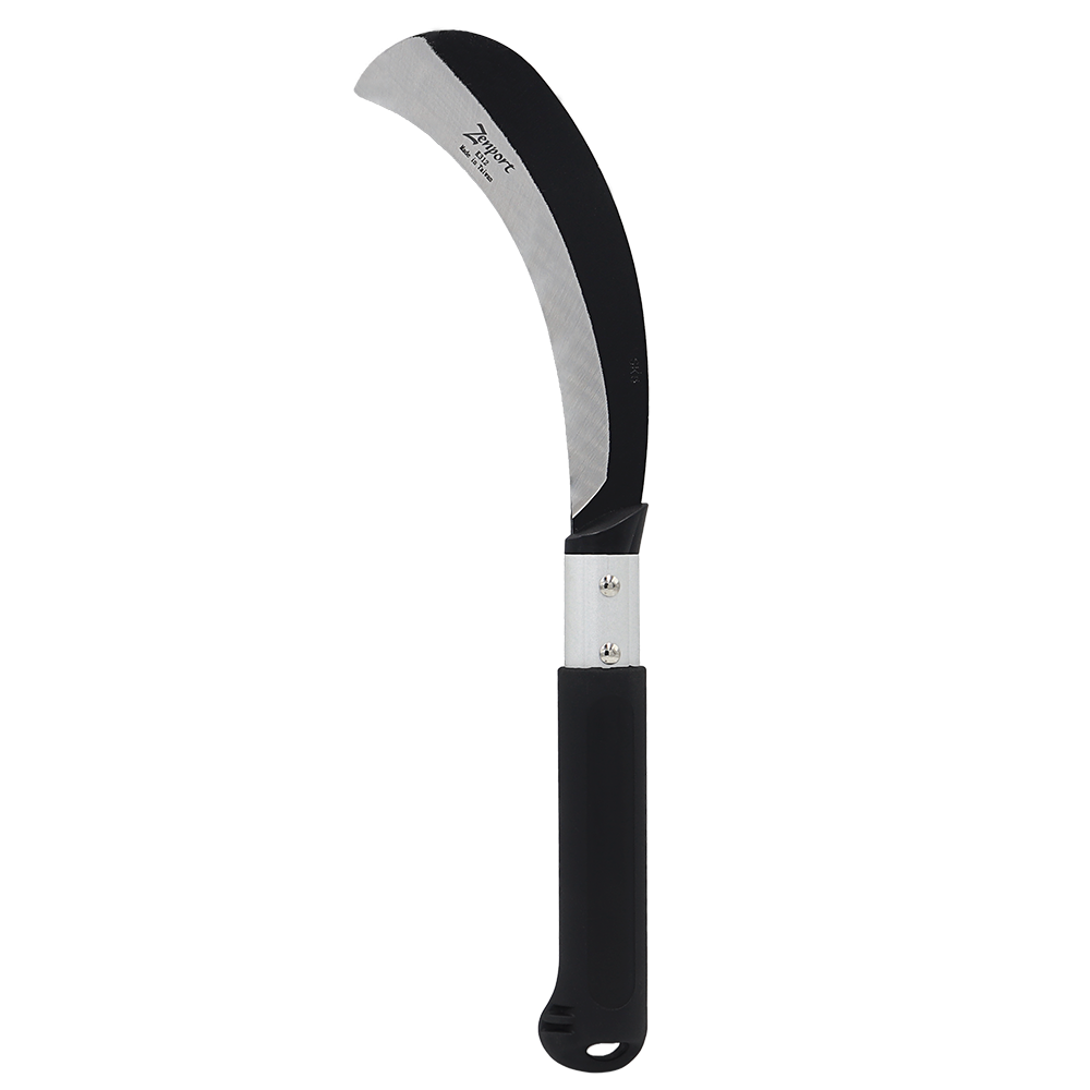 (image for) Zenport Sickle K312 Brush Clearing Sickle, 7.75-Inch SK5 Carbon Steel Blade, 9.5-Inch Aluminum Handle