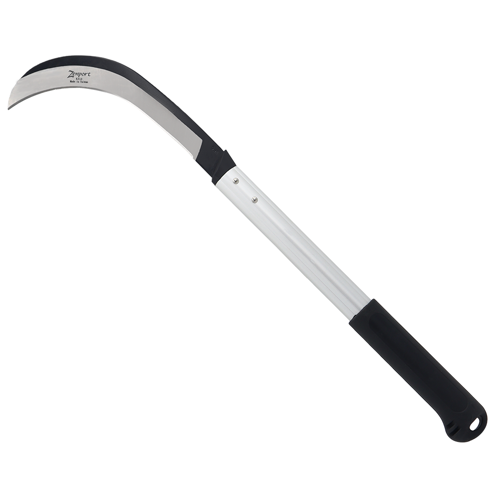Zenport Sickle K313 Brush Clearing Sickle, 9-Inch SK5 Carbon Steel Blade, 15.5-Inch Aluminum Handle (image for) Zenport Sickle K313 Brush Clearing Sickle, 9-Inch SK5 Carbon Steel Blade, 15.5-Inch Aluminum Handle