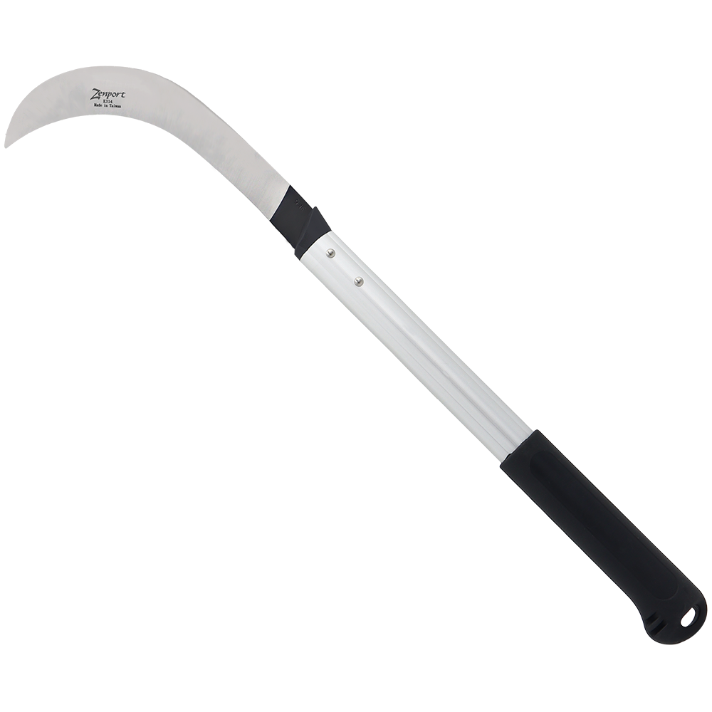 Zenport Sickle K314 Brush Clearing Sickle, 9-Inch SK5 Carbon Steel Blade, 14-Inch Aluminum Handle (image for) Zenport Sickle K314 Brush Clearing Sickle, 9-Inch SK5 Carbon Steel Blade, 14-Inch Aluminum Handle