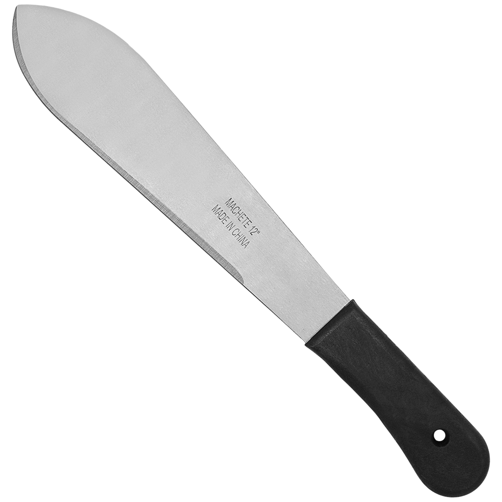 (image for) Zenport Machete MP12 12-Inch Carbon Steel Blade, PVC Handle, Includes Sheath
