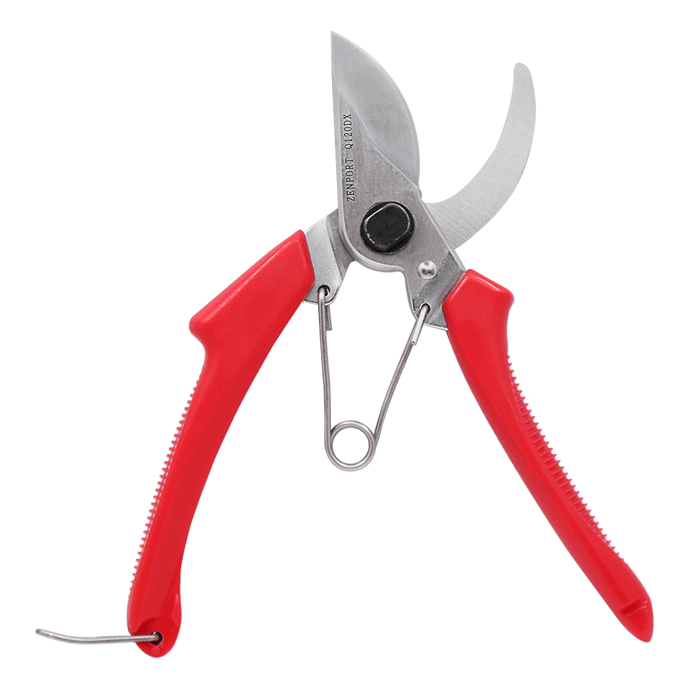 Zenport Q120DX Pruner Precision Pocket, Japanese Secateur, Wishbone Spring, 8-Inch (image for) Zenport Q120DX Pruner Precision Pocket, Japanese Secateur, Wishbone Spring, 8-Inch
