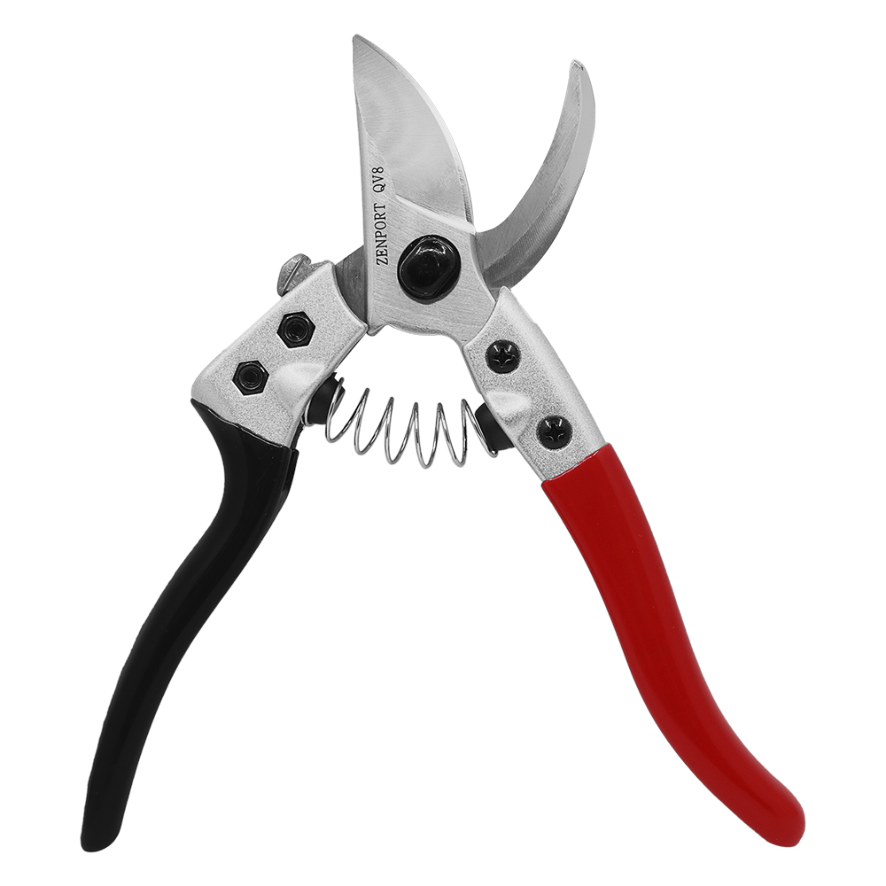 Zenport QV8 Pruner Japanese Squeeze Open Pro, Chrome Plated Blade, 1-Inch Cut, 8-Inch Long (image for) Zenport QV8 Pruner Japanese Squeeze Open Pro, Chrome Plated Blade, 1-Inch Cut, 8-Inch Long