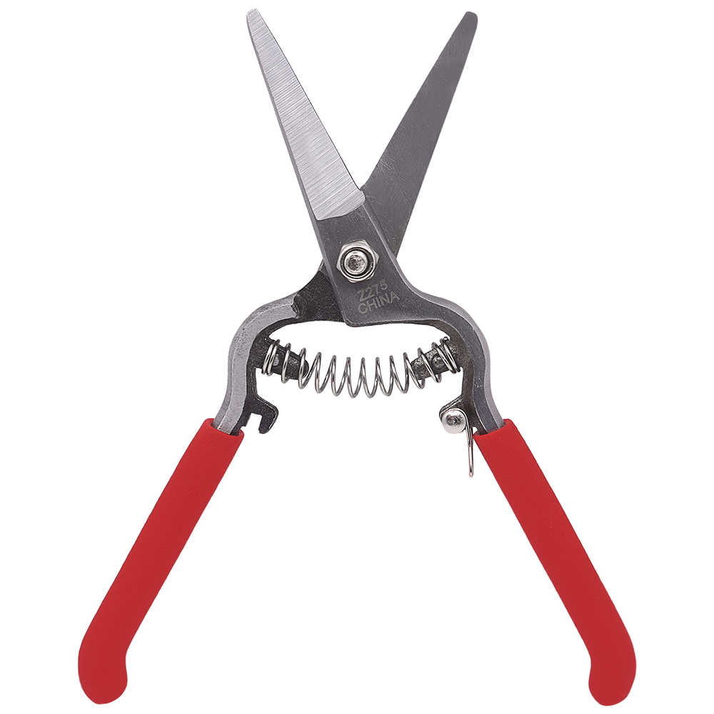 (image for) Zenport Z275 Pruner Large Needlenose Pruning Shear Pro, Flower, Drop Forged Steel, 8-Inch Long, Straight Blade