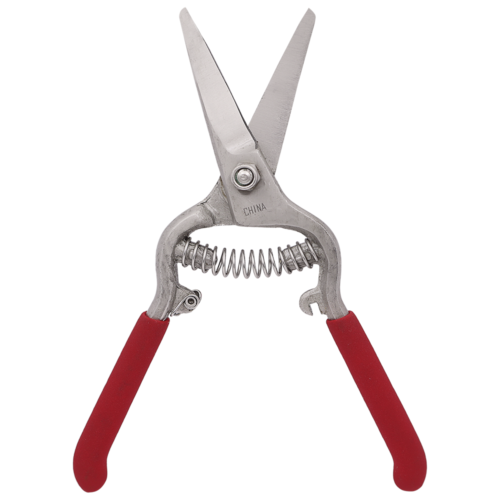 (image for) Zenport Z280 Pruner Small Curved Needlenose Pruning Shear, Grape, Drop Forged Steel, 8-Inch Long