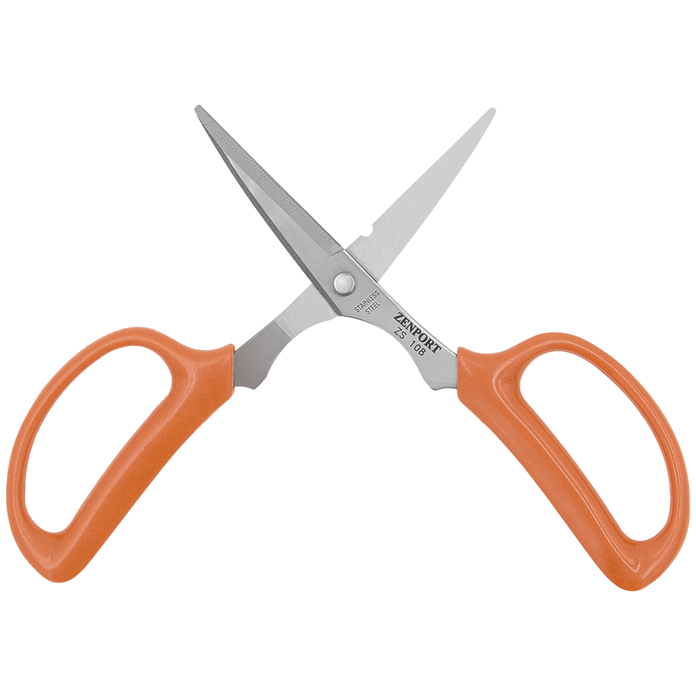 Zenport Scissors ZS108 All Purpose Scissors, Stainless Steel, 7-Inch (image for) Zenport Scissors ZS108 All Purpose Scissors, Stainless Steel, 7-Inch