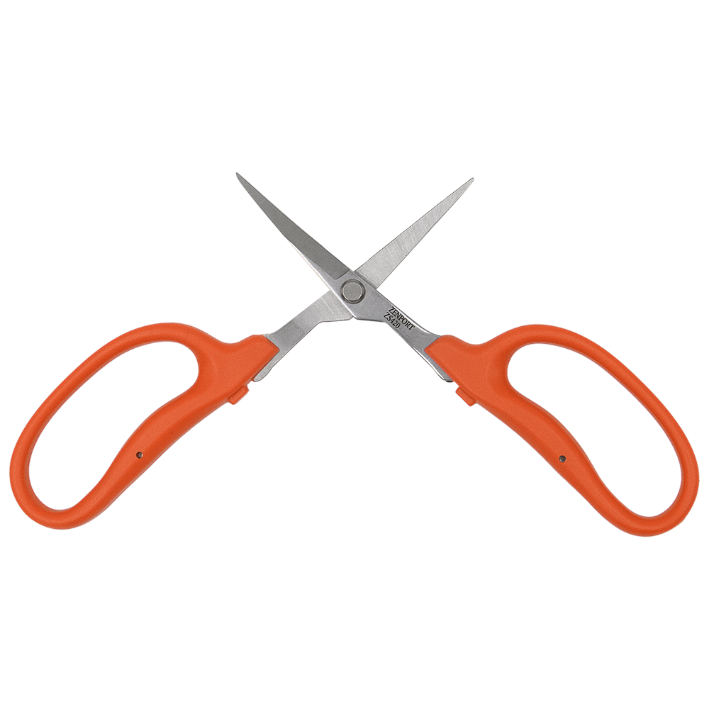 Zenport Scissors ZS420 Curved MasaMasa Trim Trimming Scissors, Orange Handle (image for) Zenport Scissors ZS420 Curved MasaMasa Trim Trimming Scissors, Orange Handle