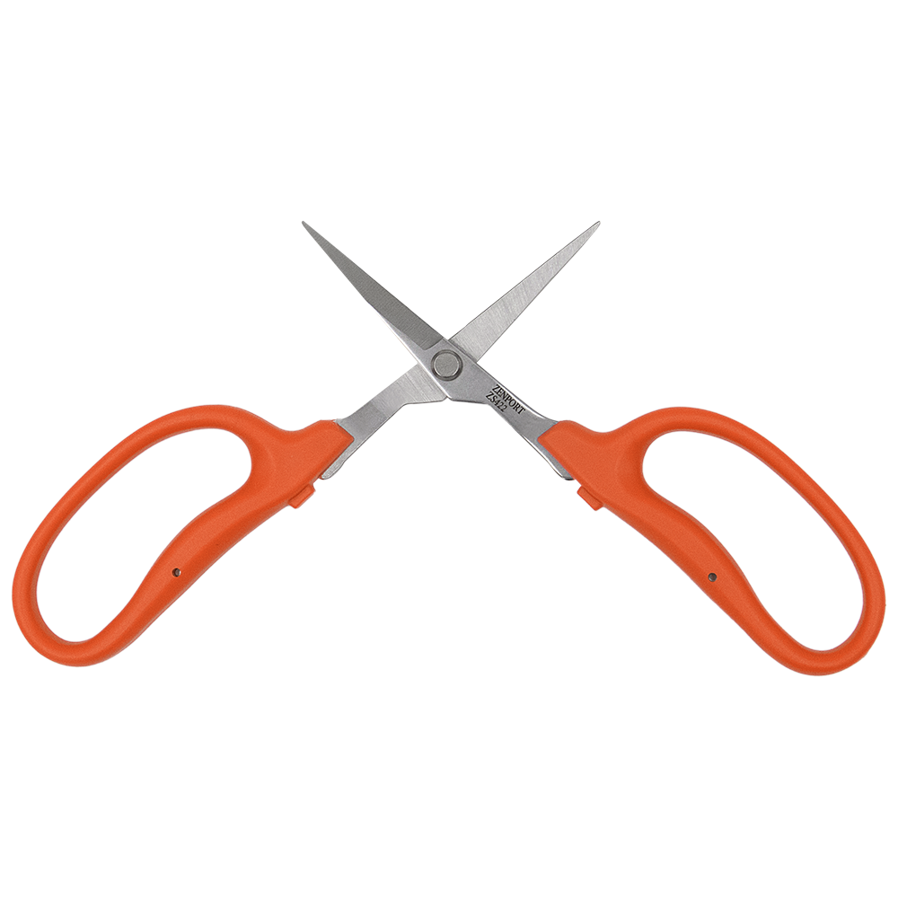 Zenport Scissors ZS422 Straight MasaMasa Trim Trimming Scissors, Stainless Steel, Orange Handle (image for) Zenport Scissors ZS422 Straight MasaMasa Trim Trimming Scissors, Stainless Steel, Orange Handle