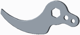 Zenport epruner contador cuchilla ep108-p6 cuchilla de corte de repuesto para podadora eléctrica alimentada por batería