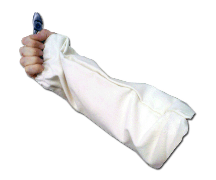 Zenport Picking Sleeves AG4020 AgriKon White Canvas Fruit Picking Sleeves, Protective Armwear, 1-Pair