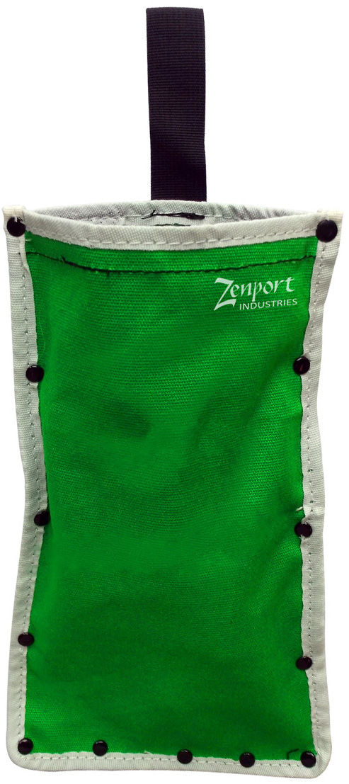 Funda para cuchillo Zentail AG4024 Celery Harvest, bolsa de bolsillo para lona verde resistente, 6 1/2 x 11 pulgadas