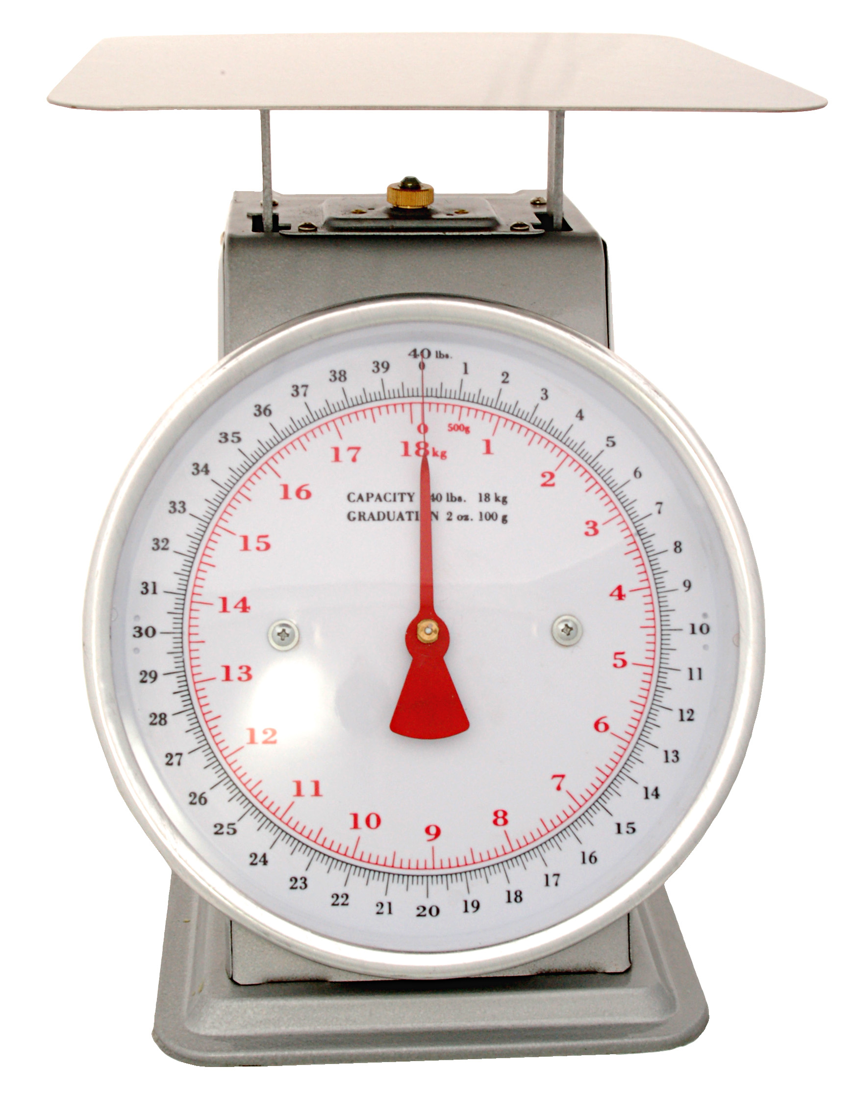 (image for) Zenport Accuzen Scale AZD40 Mechanical Platform Dial Scale, 40 Pound, For weighing fruits and vegetables