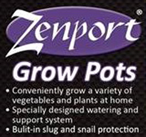 Zenport Grow Pot D-300 3 Pot Growing System, Repels Slugs and Snails - Click Image to Close