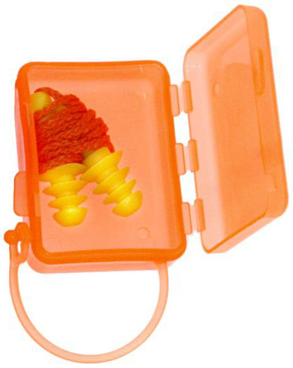 Zenport Ear Plugs EP565 Easy-Fit Pair in Orange Case, Ear Protection, 50-Pairs Per Box