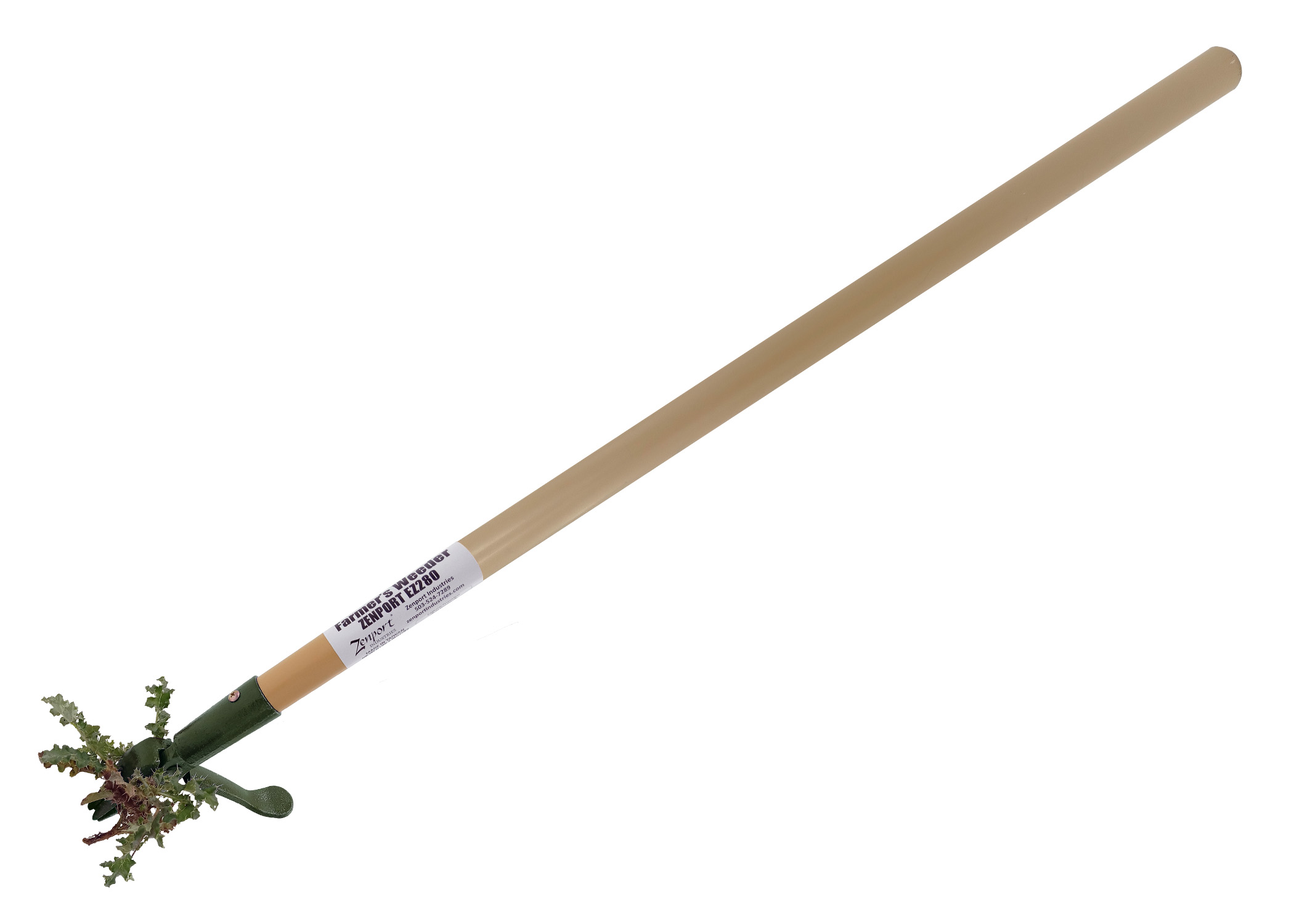 Zenport Farmers Weeder EZ280 - 48-Inch Wood Handle Stand-Up Weeding Tool for Effortless Weed Removal and Garden Maintenance
