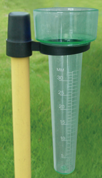 Zenport Garden Rain Gauge GA521 Includes Measuring Tube, Funnel, Bracket - Click Image to Close