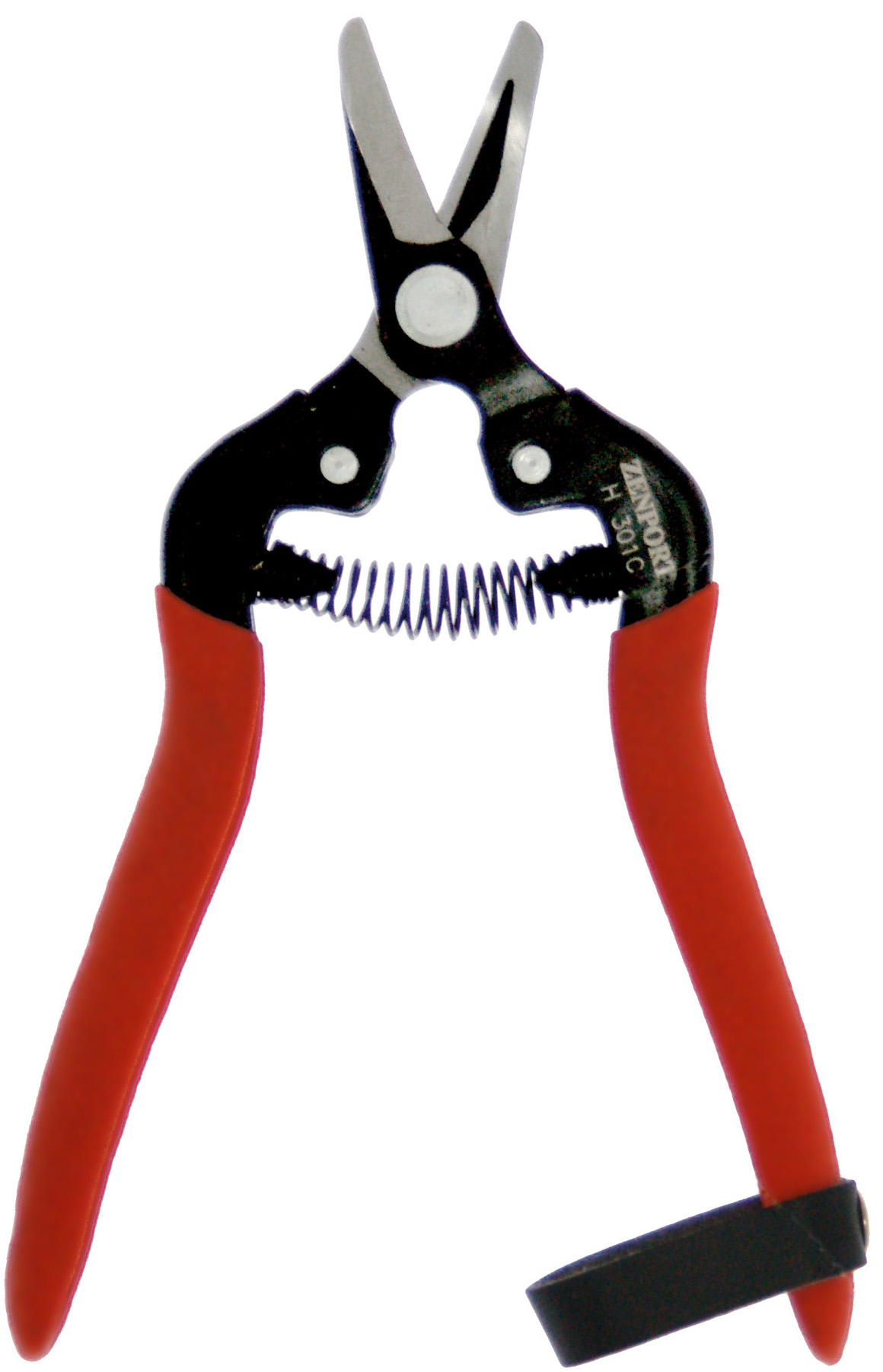 Zenport Shears H301C Fruit Shear, Short Curved Blade, Straight Edge