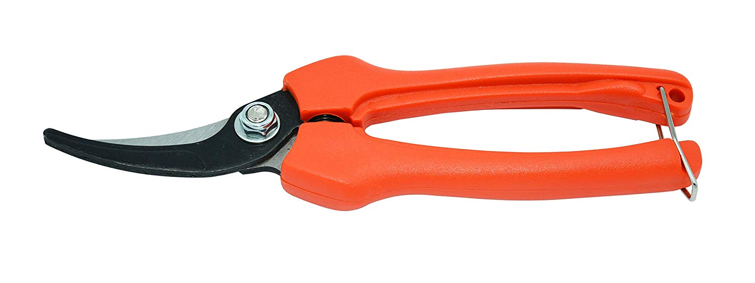 Zenport Shears H306 Euro Style Harvest Shear, Curved Carbon Steel Blade