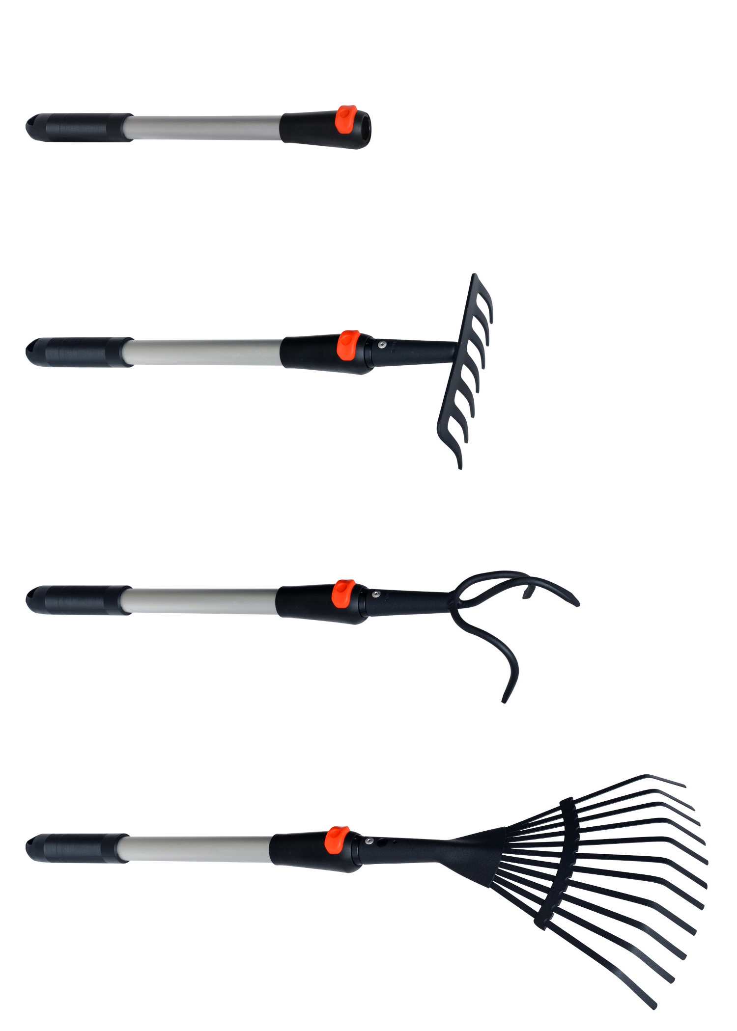 Zenport Garden Multi Tool Bundle J0016-K1 Cultivator and Rake Garden Multi Tool, Includes J0113 J1110 J4007 - Click Image to Close