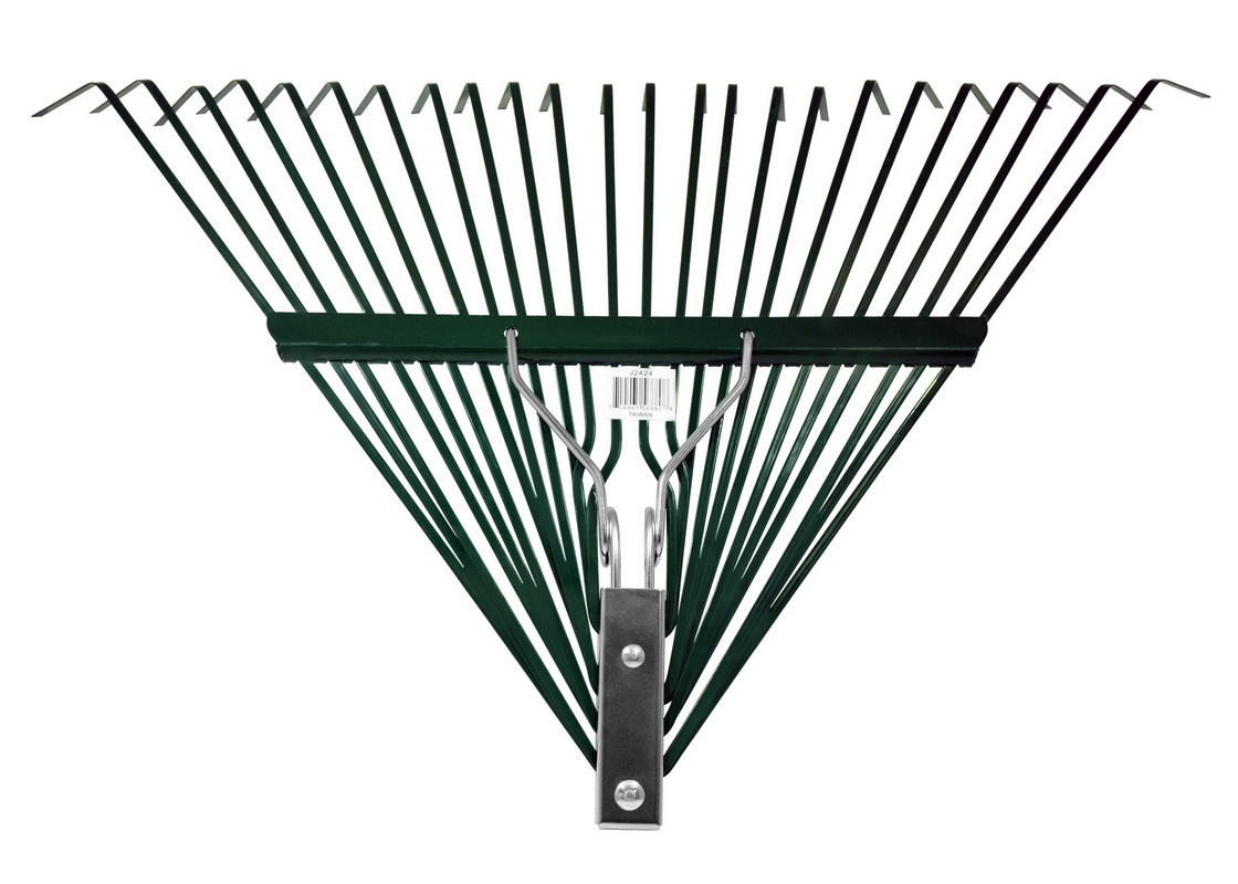 Zenport Leaf Rake Head Only J2424 with Deluxe Spring Heavy Duty 24-Tine