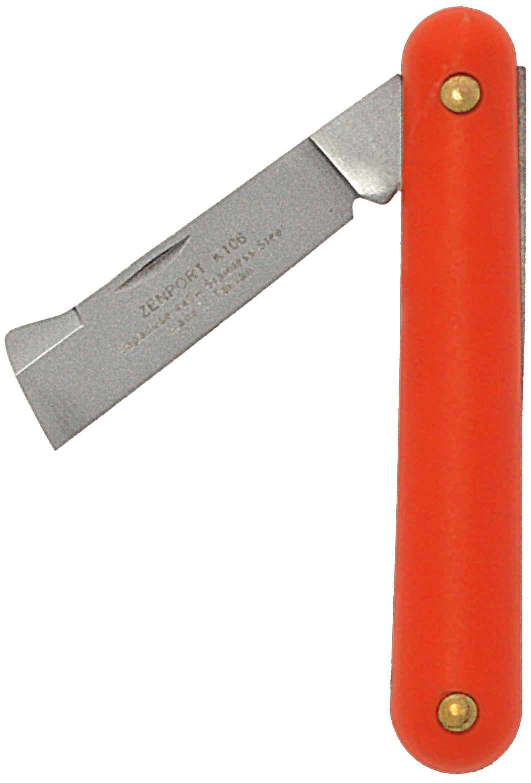 Zenport Grafting Knife K106 Budding And Grafting Knife, Bark Lifter, Dual-Taper Bevel Cutting Edge