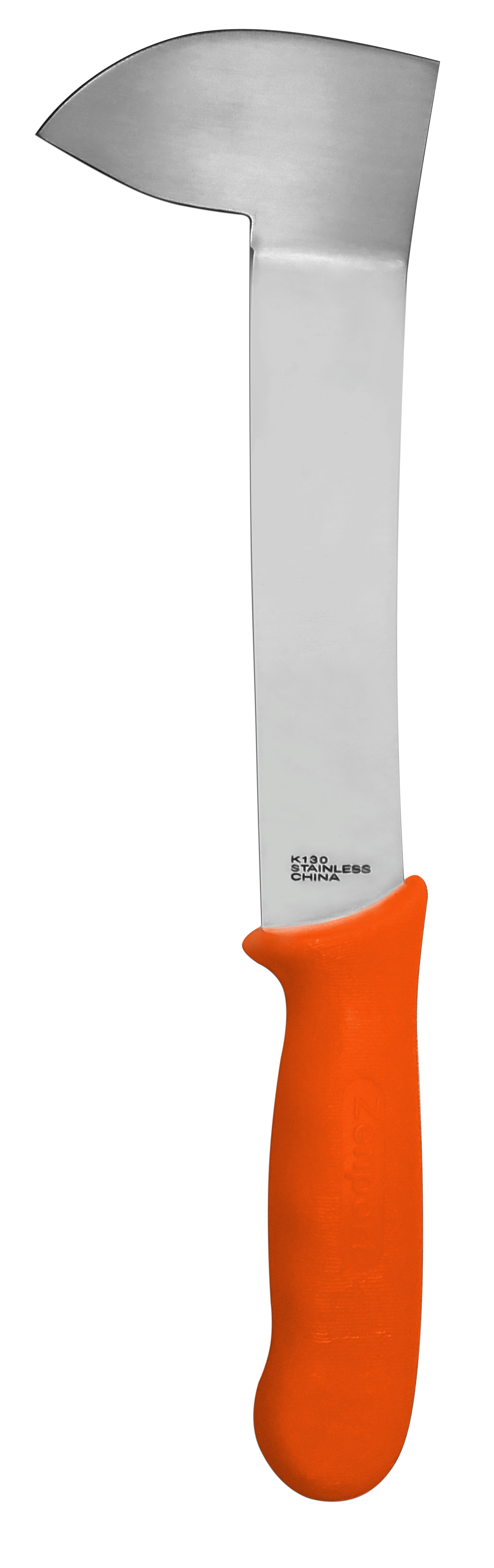 Zenport K130 Couteau à céleri, lame en acier inoxydable de 8.5 po, poignée en plastique orange
