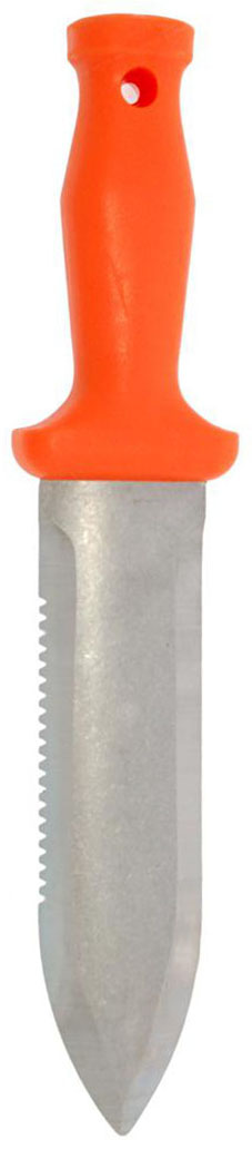 Zenport Garden ZenBori Soil Knife K245 Soil Knife With 6-Inch Stainless Steel Serrated Blade