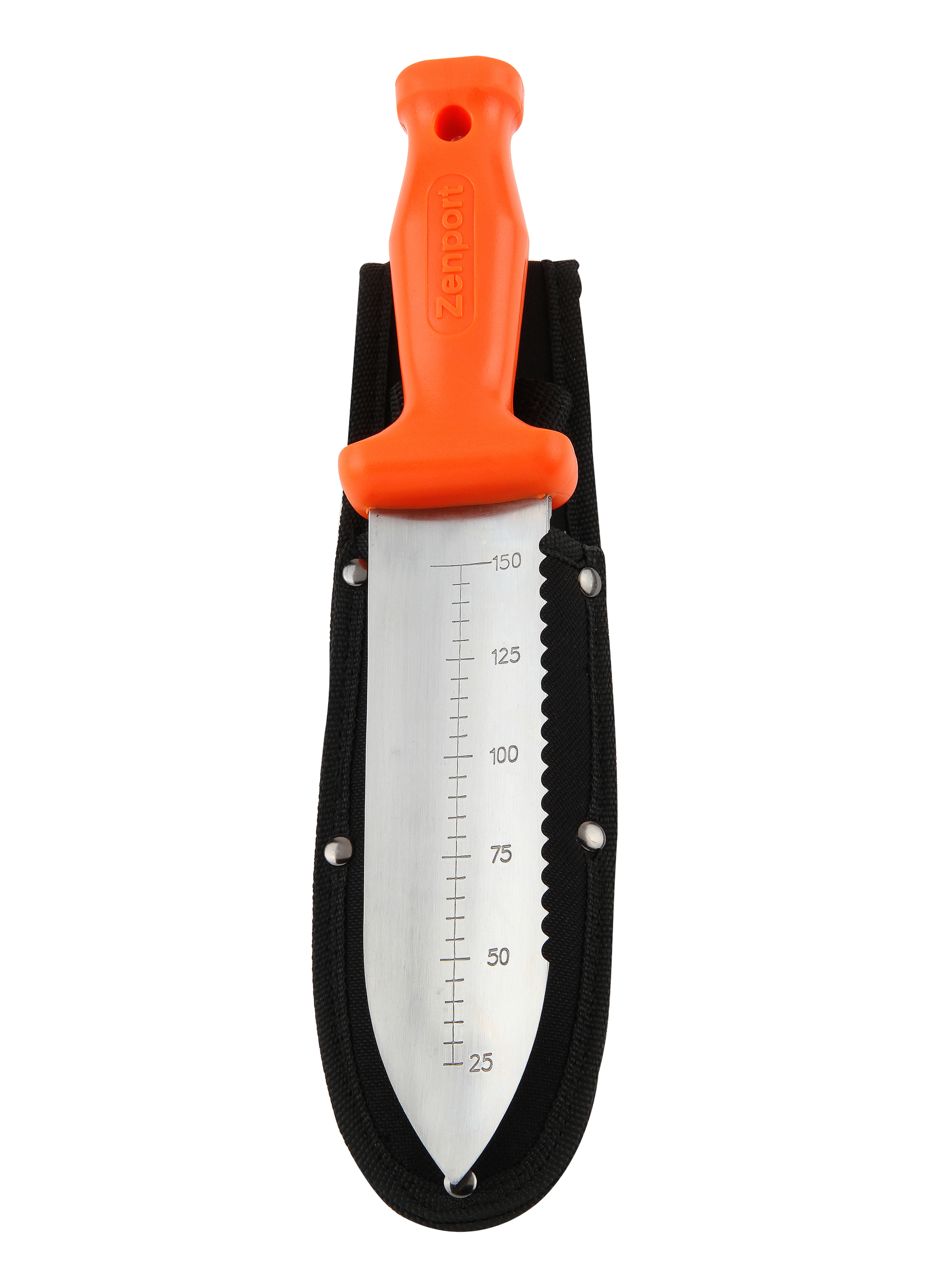 Zenport Soil Knife K246 Deluxe ZenBori Soil Knife with Sheath, Ultimate Gardening Tool, Japanese Hori Hori Knives
