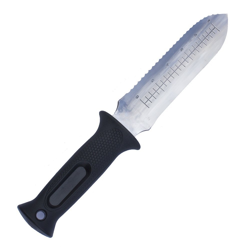 Zenport Soil Knife K247 Soil Knife with Sheath and 6-Inch Stainless Steel Serrated Blade - Click Image to Close