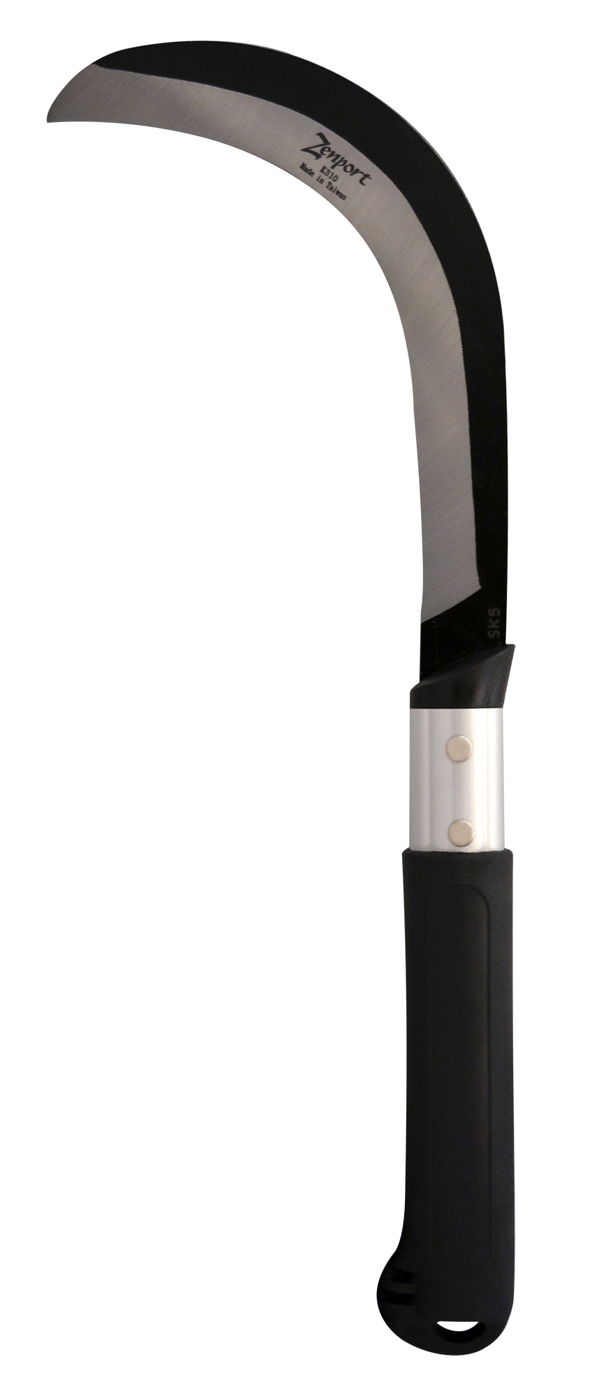 Zenport Sickle K310 Brush Clearing Sickle, 9-Inch SK5 Carbon Steel Blade, 9-Inch Aluminum Handle