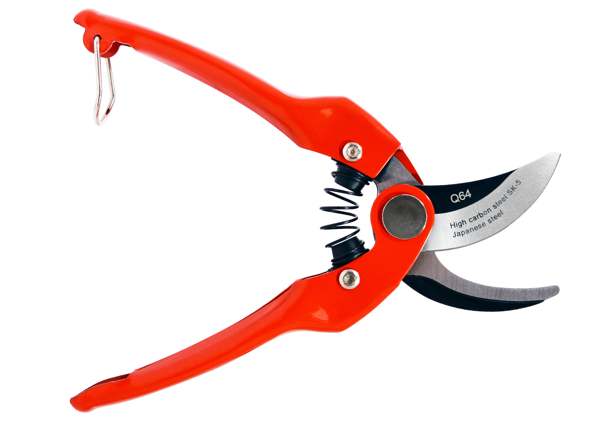 Zenport Pruner Q64 Heavy Duty Professional, SK5 Japanese Steel Cutting Blade, .75-Inch Cut, 7-Inch Long