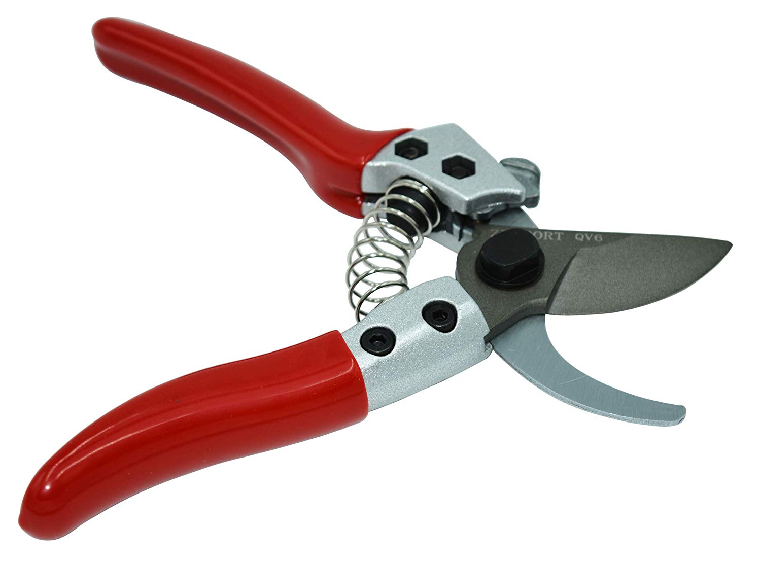 Zenport Pruner QV6 Japanese Squeeze Open Pro, lame chromée, coupe de demi-pouce, longueur de 6 pouces