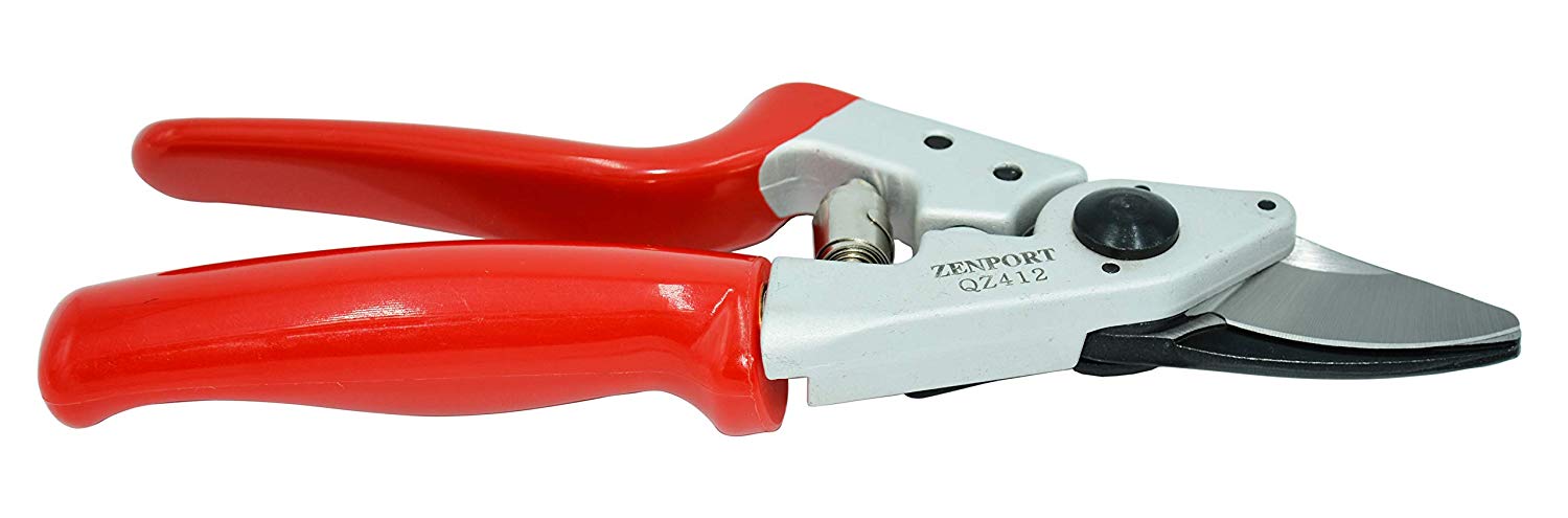 Zenport Pruner QZ412 Small Rotating Handle Professional, .8-Inch Cut, 7.25-Inch Long