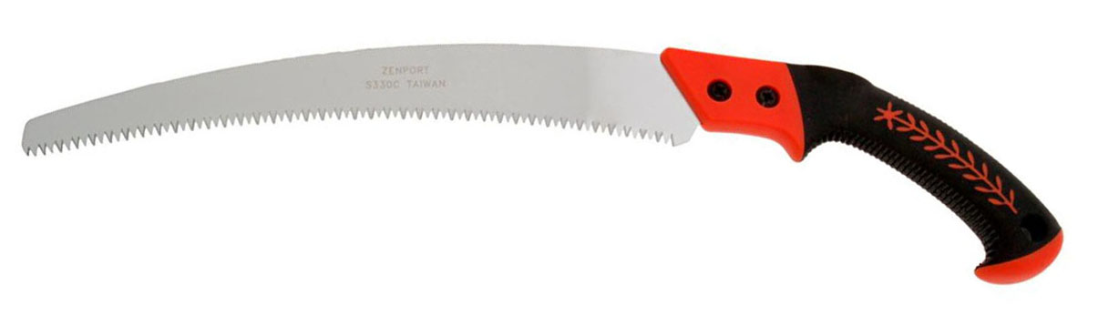 Zenport Saw S330C 13 inch Curved Tri-edge Blade